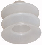 Balgsauggreifer, rund, 2,5 Falten, Material Silikon Durch- messer 20 mm Anschluss- nippel IG 314.018