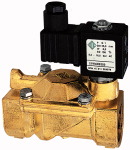 stromlos geschlossen, vorgesteuert, 24 V DC (Gleichstrom), Datenblatt 15-45 • 15-46 • 15-47 • 15-48 Gewinde G 3/4 Betriebs- druck min. bar 0,2