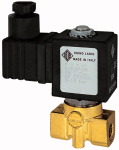 stromlos geschlossen, direktgesteuert, 230 V, 50 - 60 Hz, Datenblatt 15-40 • 15-41 • 15-42 Gewinde G 1/4 Betriebs- druck min. bar 0,0