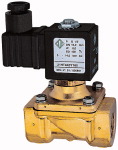 stromlos geschlossen, zwangsgesteuert, 230 V, 50 - 60 Hz, Datenblatt 15-44 Gewinde G 3/8 Betriebs- druck min. bar 0,0