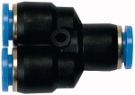 Y-Verbinder für Schlauch- Außen-Ø mm 4 L1 mm 35,5