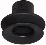 Balgsauger, rund, 1,5 Falten, Material NBR Durch- messer 33 mm Anschluss- nippel IG 314.014