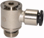 Schwenkverschraubung, drehbar, Außengewinde zylindrisch mit O-Ring Gewinde G 3/8 für Schlauch- Außen-Ø mm 8