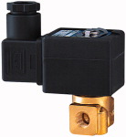 stromlos geschlossen, direktgesteuert, 230 V, 50 - 60 Hz, Datenblatt 15-2 • 15-3 Gewinde G 1/8 Betriebs- druck min. bar 0,0