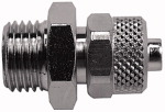 Gerade Einschraubverschraubung, Außengewinde zylindrisch Gewinde G 1/8 für Schlauch mm 6/4