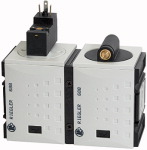 Befülleinheit, elektrisch betätigt, mit Spule 24 V DC, 2,5 Watt, Befüllung einstellbar Gewinde G 3/8 Abgang 1/4