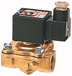 stromlos geschlossen, zwangsgesteuert, 24 V DC (Gleichstrom), Datenblatt 15-7 Gewinde Rp 3/8 Betriebs- druck min. bar 0,0