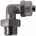 Winkeleinschraubverschraubung, drehbar, Außengewinde zylindrisch Gewinde G 1/8 für Schlauch mm 8/6