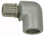 Winkel-Aufschraubverschraubung mit G-Innengewinde Gewinde 1/8 für Schlauch mm 4/6