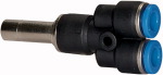 Y-Stecker, Stutzen und Schlauchanschlüsse verschieden Stutzen mm 6 für Schlauch- Außen-Ø mm 4