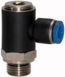 Winkelschwenkverschraubung, drehbar, mit Innensechskant, zylindrisches Gewinde Gewinde G 1/4 für Schlauch- Außen-Ø mm 12