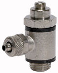 Drosselventil, beidseitige Drosselung (»B«), Anschluss Schnellverschraubung Gewinde 1/8 für Schlauch mm 5 / 3