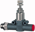 Druckregler, Schlauch (Eingang) - Gewinde (Ausgang) Gewinde G 1/8 für Schlauch-Ø mm 8