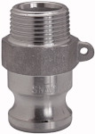Kamlok-Schnellkupplungsstecker mit Außengewinde, Typ F Gewinde R 3/4 Stecker-Ø mm 32