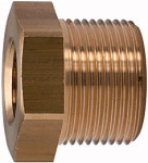 Reduziernippel mit metrischem Gewinde Gewinde außen M14x1,5 Gewinde innen M10x1