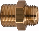 Doppelnippel mit zölligem und metrischem Gewinde Gewinde 1 G 1/4 Gewinde 2 M14x1,5