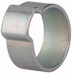 1-Ohr-Schlauchklemmen Spannbereich mm 10 - 12 Bandbreite 6,5