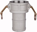 Kamlok-Schnellkupplungsdose mit Schlauchstutzen, Typ C für Schlauch- Innen-Ø 75 für Stecker-Ø mm 92