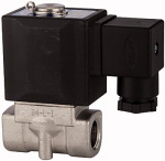 stromlos geschlossen, (NC), direktgesteuert, 230 V, 50 Hz, für hohe Drücke - Datenblatt 15-6-A Gewinde G 1/2 Betriebs- druck min. bar 0,0