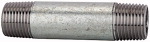 Rohrdoppelnippel 23, AG/AG, Stahl verzinkt ST 37-2, DIN 2982 Gewinde R 1/4 Länge in mm 180