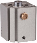 Kurzhubzylinder, einfachwirkend (drucklos eingefahren), mit Magnet, ohne einstellbare Dämpfung, mit Innengewinde, Serie »ASQ« Kolben-Ø mm 25 Hub mm 15