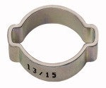 2-Ohr-Schlauchklemmen Spannbereichmm 17 - 20 mm Bandbreite 8,5 mm