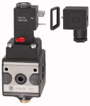 Schaltventile (3/2-Wegeventile) Gewinde G 1/4 Magnet- spule 24 V DC