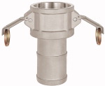 Kamlok-Schnellkupplungsdose, Typ C, Alu, LW 50, für Stecker-Ø 63