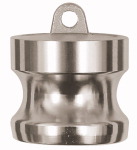 Kamlok-Verschlussstecker, Typ DP, ES 1.4401, BG 3, Stecker-Ø 92