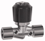 Nadelventil, Messing vernickelt, IG/IG, G 1/8, DN 4