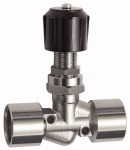 Nadelventil, MS vern., für Schalttafeleinbau, IG/IG, G 1/8, DN 4