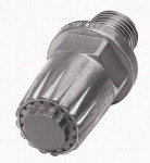Lärmarme Runddüse, M12x1,25, Zink-Druckguss, Düsen-Außen-ø 19 mm