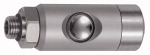 Druckknopf-Sicherheitskupplung NW 5,5, drehbar, Alu, G 3/8 AG