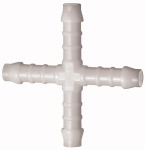 Kreuzverbindungsstutzen, für Schlauch LW 4 mm, POM