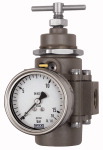 Edelstahl-Guss-Druckregler, 1.4401, BG 1, G 3/8, 0,4 - 4,0 bar