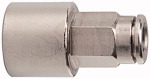 Gerade Steckverschraubung »metallica«, G 3/8 i., Schlauch-Ø 12