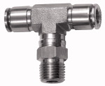 T-Steckverschraubung, drehbar, R 1/8 a., Schlauch-Ø 6, ES 1.4404