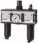 Wartungseinheit 3-tlg. »multifix« mit Metallbehälter, BG 4, G 1