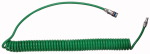 Spiralschlauch-Sicherheitskupplung-Set, PUR, Schlauch-ø 10x6,5