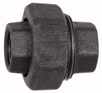 Verschraubung 340, konisch dicht., Rp 3/8, Rp 3/8, Temperg. schw.