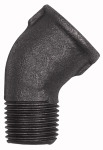 Winkel 121, 45°, Rp 2 i., R 2 a., Temperguss schwarz