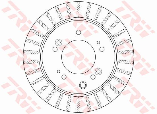 TRW Bremsscheibe DF6191S