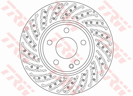 TRW Bremsscheibe DF6262S