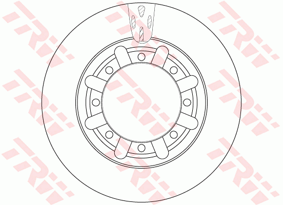 TRW Bremsscheibe DF6335S