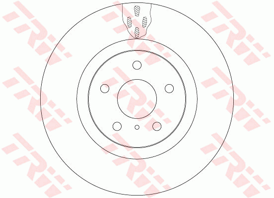 TRW Bremsscheibe DF6480