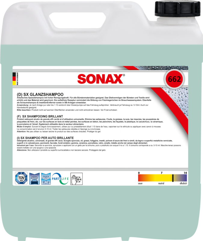 SONAX SX GlanzShampoo, 1 x 10l