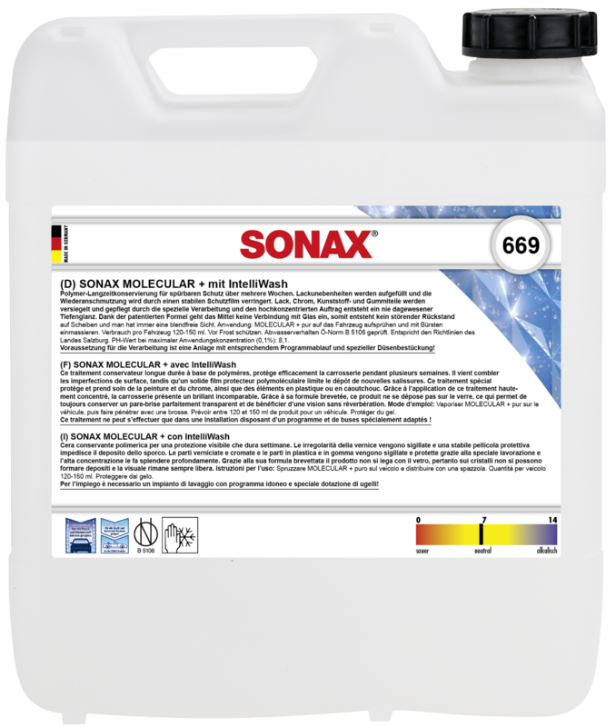 SONAX MOLECULAR+ mit IntelliWash, 1 x 10l