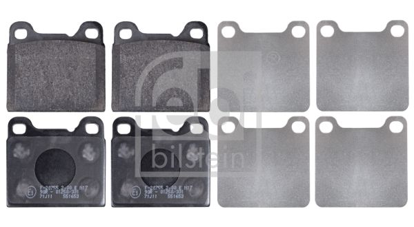 FEBI BILSTEIN Bremsbelagsatz, Scheibenbremse 16231