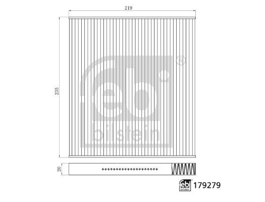 FEBI BILSTEIN Filter, Innenraumluft 179279