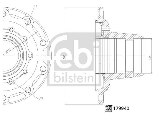 FEBI BILSTEIN Radnabe 179940